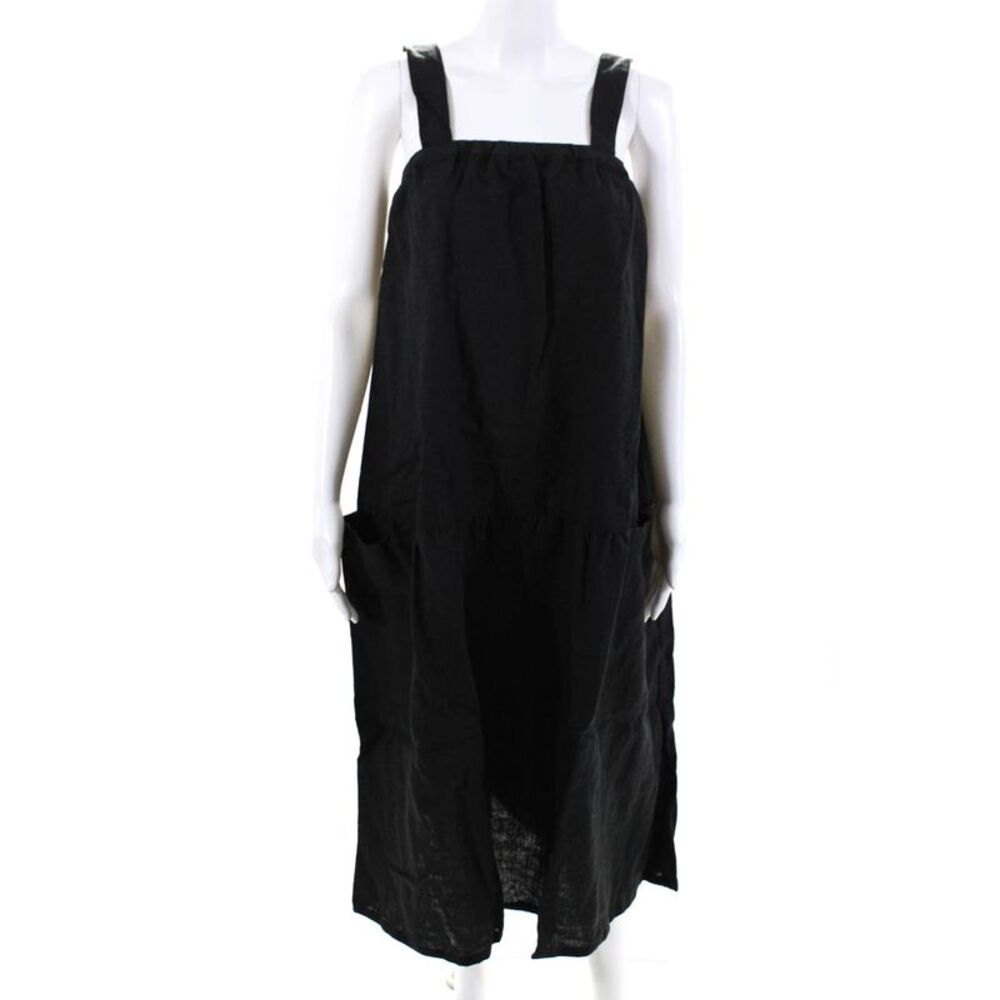 Kondi Womens A-Line Pocket Dress Coal Size XS